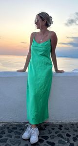 ZARA Green Dress Photo 0