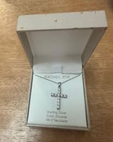 Rachel Zoe Silver Cross Necklace Photo 0