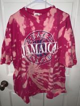 Jamaica Oversized Tee Shirt Pink Size XL Photo 0