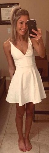Lulus White Skater Dress  Photo 0