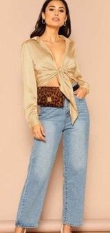 SheIn Front Tie Shirt Photo 0