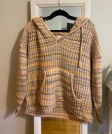 Aerie Oversized Knit Sweater Hoodie Photo 0