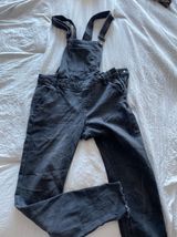 Black Skinny Jean Overalls Size 26 Photo 0
