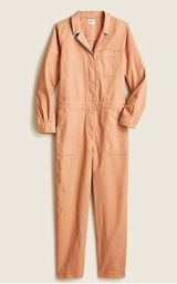 J.Crew  Foundry Chino Overalls Peach Jumpsuit 12 Photo 0
