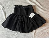 Forever 21 Black Flowy Skirt Photo 0