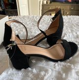 A New Day Suede Chunky Heels Photo 0