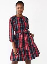 Holiday Plaid Dress Photo 0