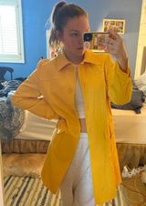 Nine West Yellow Rain Jacket Photo 0