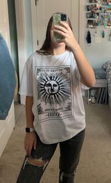 SheIn Tarot Card Graphic Tee Photo 0