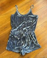 Victoria's Secret Victoria Secret Crushed Velvet Romper Photo 0