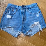 Levi’s 501 High-Rise Denim Shorts Size 24 Photo 0