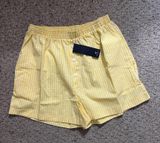 women's yellow gingham boxer shorts Photo 0