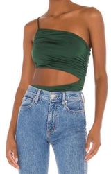 Revolve Green Bodysuit Photo 0