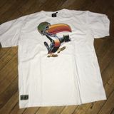 Notre Dame Fighting Irish Guinness Bird Tee Womens Large White Toucan Photo 0