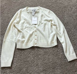 Aritzia Cardigan Sunday Best Cropped White S Photo 0