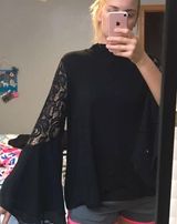 Joseph A Black Bell Sleeve Top Photo 0