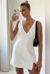 Princess Polly Athenia Mini Dress White Photo 0
