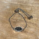 Kendra Scott Elaina Multicolored Druzy Silver Adjustable Bracelet Photo 0