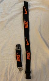 Nike Black And Orange Lanyard Photo 0