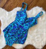 Maxine of Hollywood Vintage 1995 Floral One Piece Swimsuit Photo 0