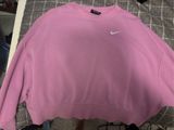 Purple Nike Cropped Crewneck Photo 0