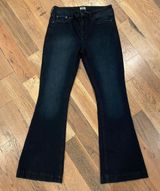 Tokyo Darling High Waisted Flare Wide Leg Denim Jeans Size 12 Photo 0