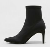 Black Sock Boot Heel Size 7 Photo 0