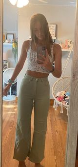 Divided Green Wide Leg Jeans Photo 0