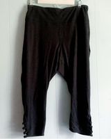 Tangerine Yoga Leggings Black Cutout Ankle Size XXL Photo 0