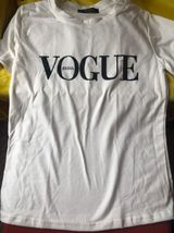 Vogue Graphic Tee White Size M Photo 0
