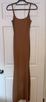 SKIMS Soft Lounge Ribbed Stretch Long Slip Maxi Dress Photo 0
