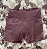 SheIn Workout Shorts Mauve With Pockets Photo 0