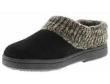 Clarks Women's Fairisle Scuff Leather Slipper Mules Sweater Cuff Clog Sz 7 Photo 0
