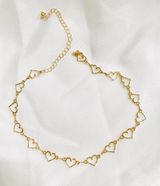 Heart Necklace Gold Photo 0