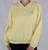 Liz Claiborne Liz Golf vintage pullover, pale yellow V-neck. Women’s Size small Photo 0