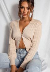 Princess Polly Axelle Cropped Cardigan Photo 0
