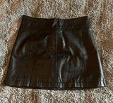 Free People Leather Skirt Photo 0