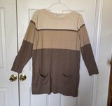 Eight Eight Eight  Colorblock Tunic Sweater Photo 0