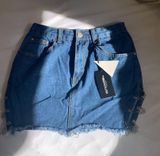 Pretty Little Thing Jean Skirt Photo 0