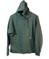 Carhartt womens Newberry hoodie with thumb holes, green size large (12/14) Photo 0