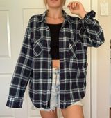 XL Flannel Blue Photo 0