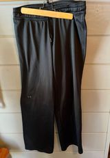 black wide leg sweatpants Photo 0