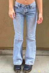 2000s Y2K Polo Ralph Lauren low rise light wash denim straight leg bootcut jeans (Size 8 x 34”) Photo 0