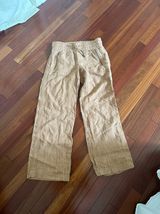 Athleta Orange / Beige Wide Leg Flowy Pants Photo 0