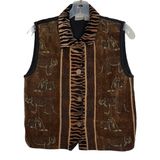 Vintage Carolina Colours Animal Print Tigers Vest Photo 0