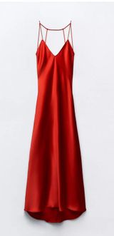 ZARA Satin Dress Slip NWT small Photo 0