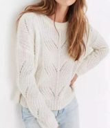 White Cream Sweater Photo 0