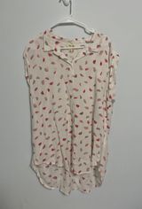 Per Se Watermelon Pattern Collared Shirt Photo 0