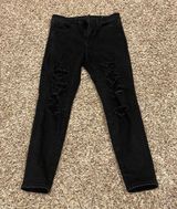 Black Ripped American Eagle Jeans Photo 0
