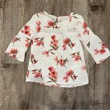 Floral Lace 3/4 Sleeve Blouse Photo 0